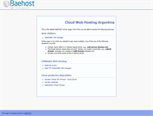 Tablet Screenshot of inmedianet.u38.baehost.com.ar